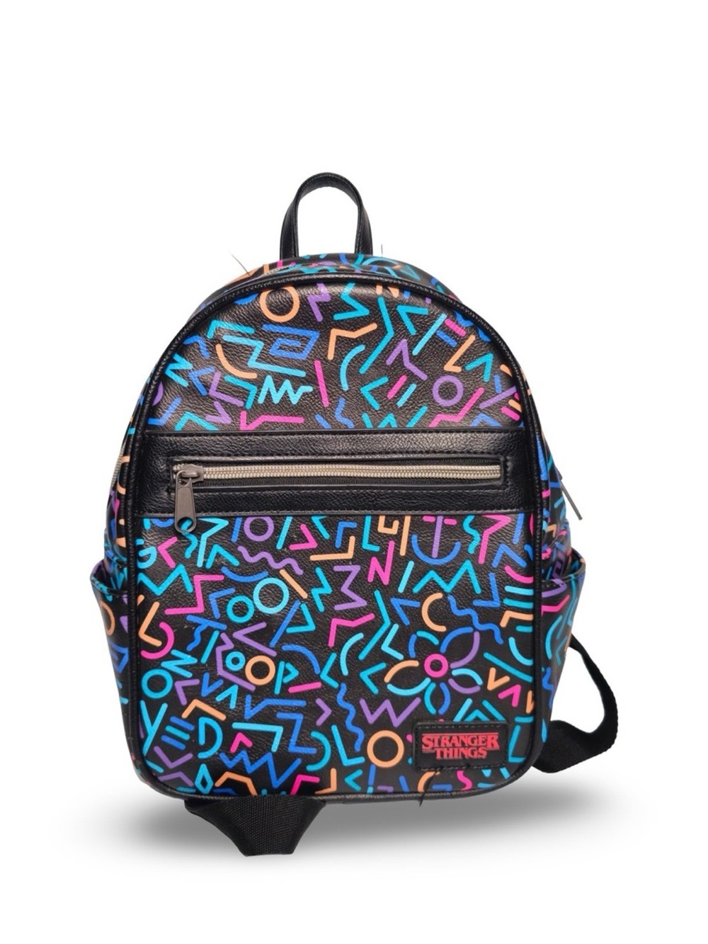 Funko Stranger Things Black Neon Geo Mini Backpack
